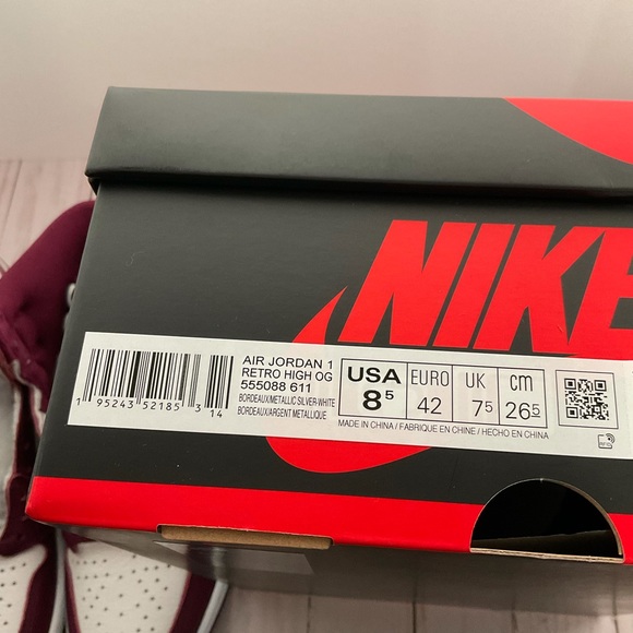 Air Jordan 1 Retro Bordeaux - Picture 5 of 5